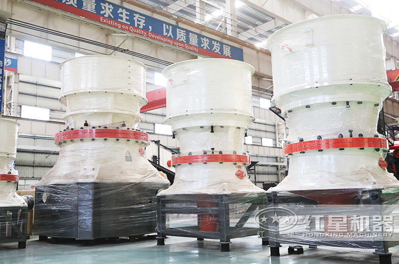 圓錐式破碎機軋臼壁不需填料，更換方便